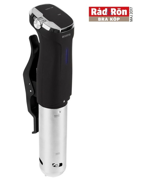 Champion Sous Vide Precision IPX7 800W SV310 Roestvrij Staal/Zwart in de groep HUISHOUDEN & TUIN / Huishoudelijke apparaten / Sous vide bij TP E-commerce Nordic AB (38-42790)