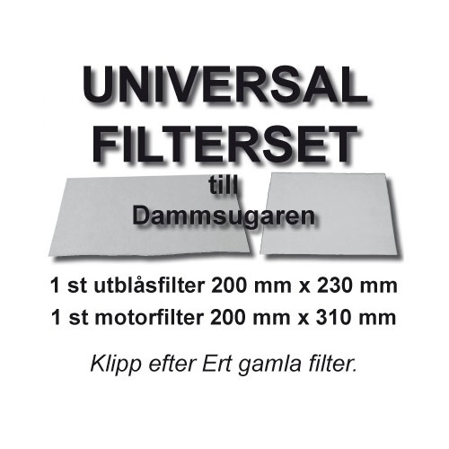 Champion Klippfilterset Universal in de groep HUISHOUDEN & TUIN / Schoonmaakproducten / Stofzuigers & Accessoires / Accessoires / Filters bij TP E-commerce Nordic AB (38-42836)