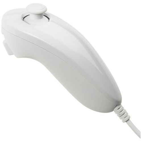 Nunchuk till Wii och Wii U (Vit) in de groep HOME ELECTRONICS / Spelconsoles en accessoires / Nintendo Wii bij TP E-commerce Nordic AB (38-4335)