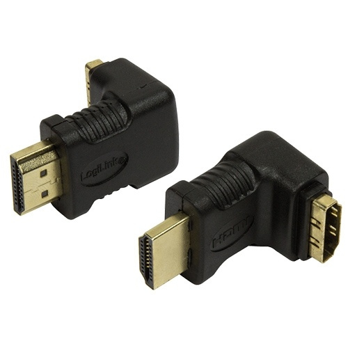 LogiLink Vinklad HDMI-adapter Ha -> ho in de groep HOME ELECTRONICS / Kabels & Adapters / HDMI / Adapters bij TP E-commerce Nordic AB (38-43817)