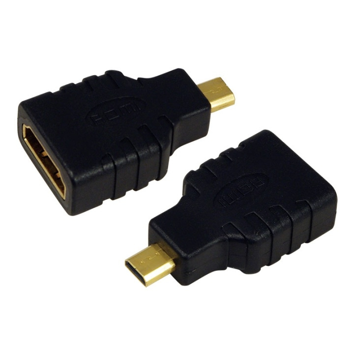 LogiLink HDMI Ho -> HDMI Micro Ha in de groep HOME ELECTRONICS / Kabels & Adapters / HDMI / Adapters bij TP E-commerce Nordic AB (38-43818)