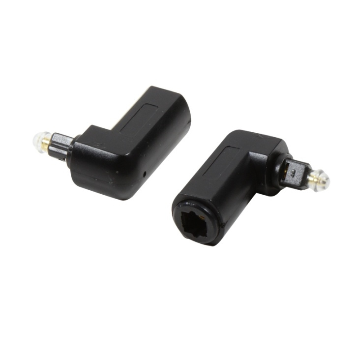 LogiLink Toslink Vinkeladapter 90grader in de groep HOME ELECTRONICS / Kabels & Adapters / Audio Digitaal bij TP E-commerce Nordic AB (38-43827)