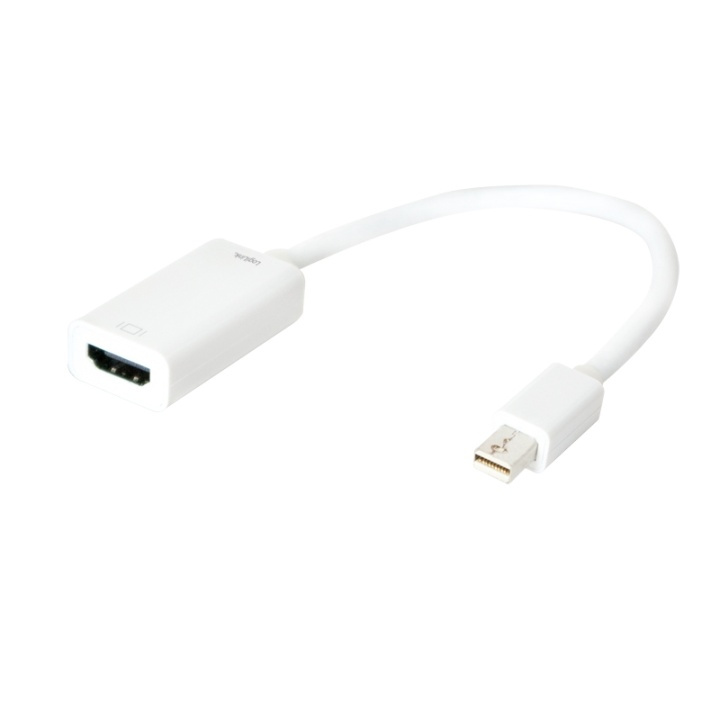 LogiLink 4K Mini DisplayPort 1.2 > HDMI in de groep COMPUTERS & RANDAPPARATUUR / Computerkabels / DisplayPort / Adapters bij TP E-commerce Nordic AB (38-43830)