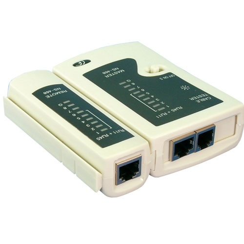 LogiLink Kabeltestare RJ45 in de groep COMPUTERS & RANDAPPARATUUR / Computeronderdelen / Gereedschap & montage bij TP E-commerce Nordic AB (38-43968)