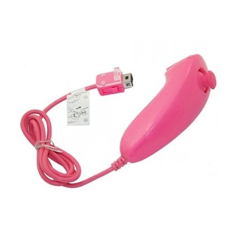 Nunchuk till Wii och Wii U (Rosa) in de groep HOME ELECTRONICS / Spelconsoles en accessoires / Nintendo Wii bij TP E-commerce Nordic AB (38-4423)