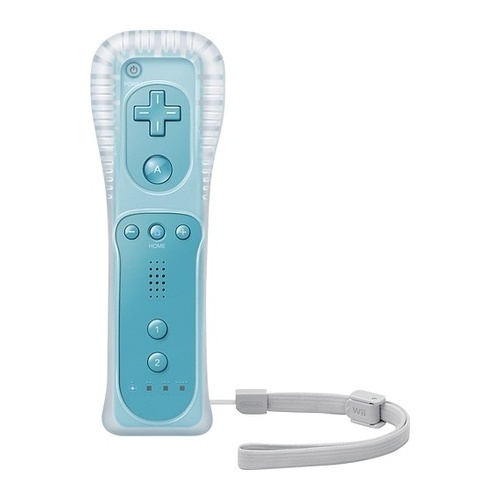 Remote till Wii/Wii U, Blå in de groep HOME ELECTRONICS / Spelconsoles en accessoires / Nintendo Wii bij TP E-commerce Nordic AB (38-4426)