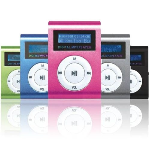 Mp3-speler met display MicroSD/SDHC, donkerblauw in de groep HOME ELECTRONICS / Audio & Beeld / Thuisbioscoop, Hifi en Draagbaar / Draagbare audiospelers / Mp3 spelers bij TP E-commerce Nordic AB (38-4449)