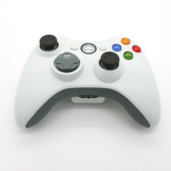 Trådlös handkontroll till Xbox 360 (Vit) in de groep HOME ELECTRONICS / Spelconsoles en accessoires / Xbox 360 bij TP E-commerce Nordic AB (38-4467)