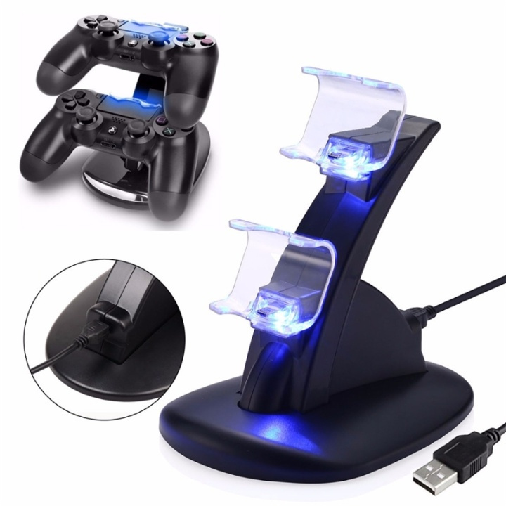 Oplaadstation voor PS4 DualShock in de groep HOME ELECTRONICS / Spelconsoles en accessoires / Sony PlayStation 4 bij TP E-commerce Nordic AB (38-4595)