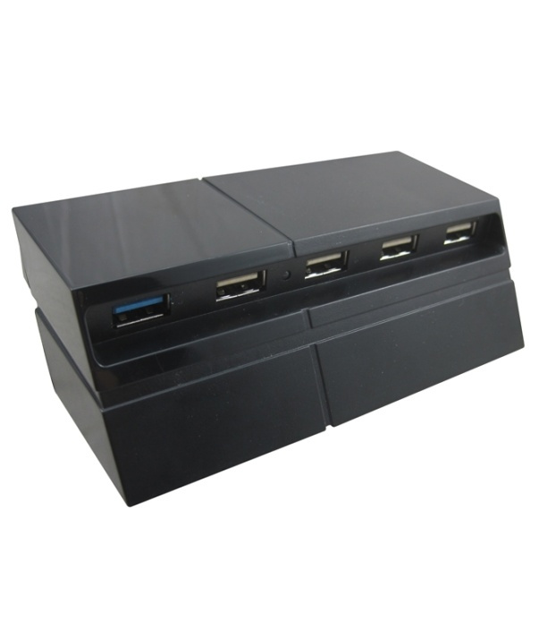 USB-hub voor Playstation 4 (5 poorten) in de groep HOME ELECTRONICS / Spelconsoles en accessoires / Sony PlayStation 4 / Accessoires bij TP E-commerce Nordic AB (38-4597)