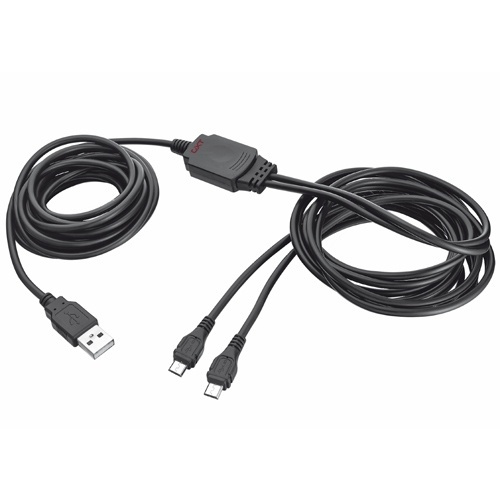 Trust GXT 222 Charge&Play Cable PS4 in de groep COMPUTERS & RANDAPPARATUUR / GAMING / Gaming accessoires bij TP E-commerce Nordic AB (38-46056)