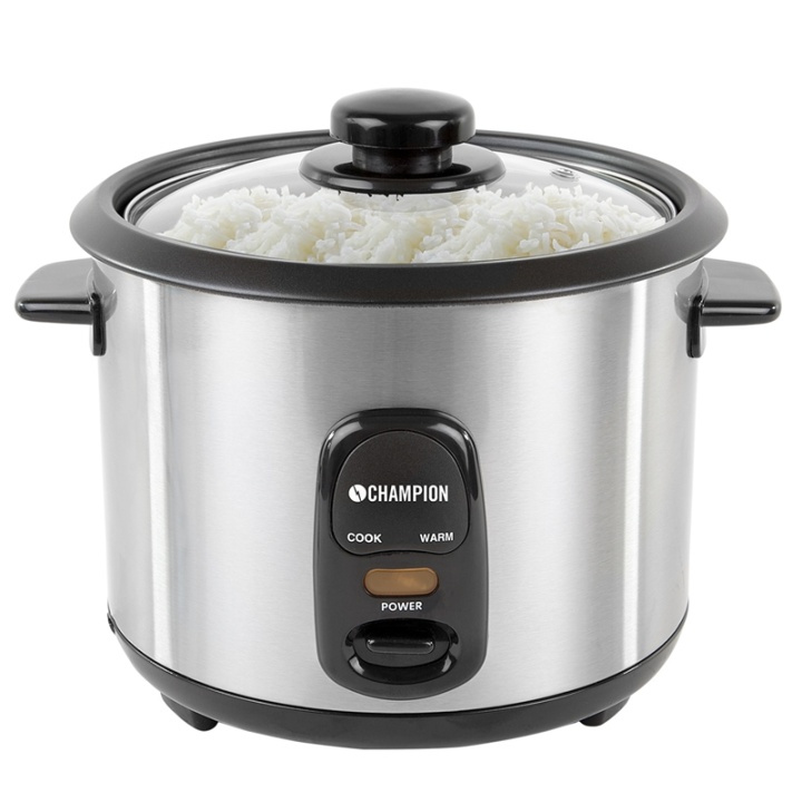 Champion Rijstkoker 1,5L 500W RK210 Roestvrij staal in de groep HUISHOUDEN & TUIN / Huishoudelijke apparaten / Rijst- & Eierkoker bij TP E-commerce Nordic AB (38-46271)