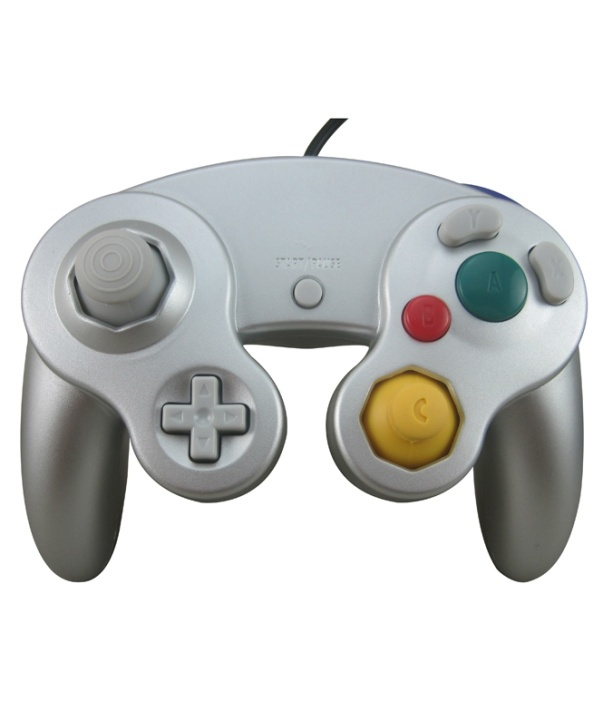 Controller voor Nintendo GameCube (zilver) in de groep HOME ELECTRONICS / Spelconsoles en accessoires / Nintendo GameCube bij TP E-commerce Nordic AB (38-4669)