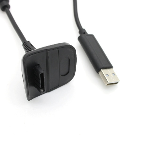 Xbox 360 Play & Charge-kabel (Zwart) in de groep HOME ELECTRONICS / Spelconsoles en accessoires / Xbox 360 bij TP E-commerce Nordic AB (38-4683)