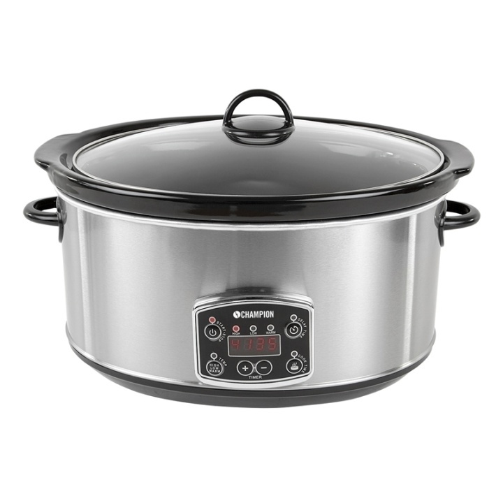 Champion Slowcooker 6,5l in de groep HUISHOUDEN & TUIN / Huishoudelijke apparaten / Slowcookers bij TP E-commerce Nordic AB (38-46897)