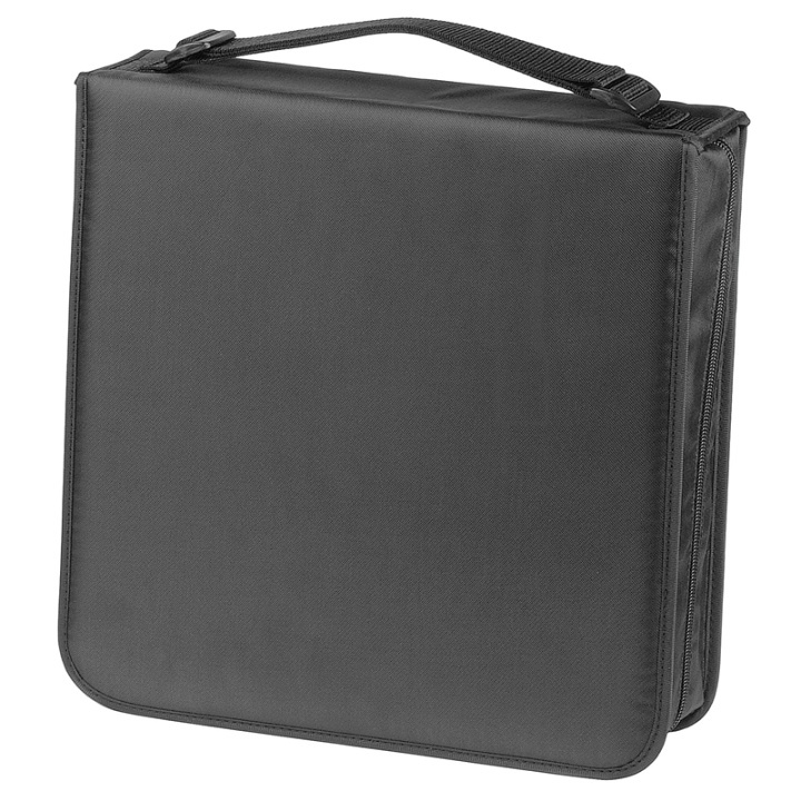 Hama CD-tas Nylon Zwart Voor 208 CD\'s in de groep HOME ELECTRONICS / Opslagmedia / CD/DVD/BD-schijven / Cd/dvd-opslag bij TP E-commerce Nordic AB (38-47294)
