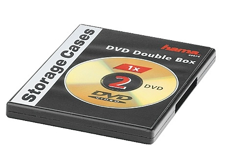 HAMA Standard DVD Double Jewel Cas e, pack of 5, black in de groep HOME ELECTRONICS / Opslagmedia / CD/DVD/BD-schijven / Cd/dvd-opslag bij TP E-commerce Nordic AB (38-47343)
