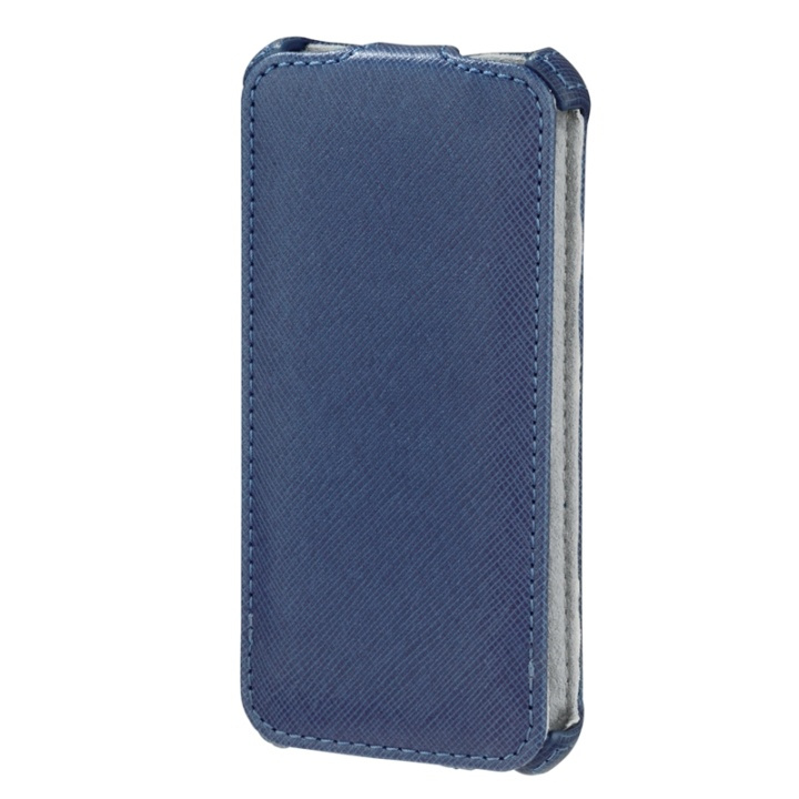 Flap Case Flap Case for Apple iPhone 5/5s/SE, blue in de groep SMARTPHONE & TABLETS / Mobielbescherming / Apple / iPhone 5/5S/SE / Wallet Case bij TP E-commerce Nordic AB (38-47652)