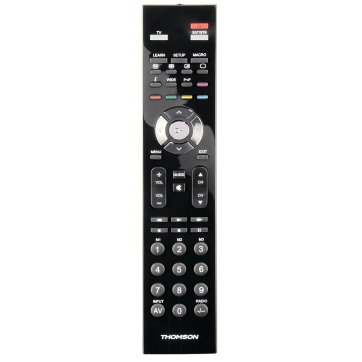 Thomson Afstandsbediening 2in1, Zwart, Universeel in de groep HOME ELECTRONICS / Audio & Beeld / TV & Accessoires / Afstandsbedieningen bij TP E-commerce Nordic AB (38-47700)