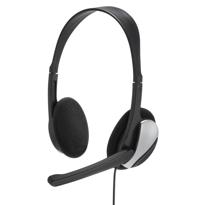 HAMA Headset PC Office HS-P100 in de groep COMPUTERS & RANDAPPARATUUR / Computeraccessoires / Koptelefoon bij TP E-commerce Nordic AB (38-47809)