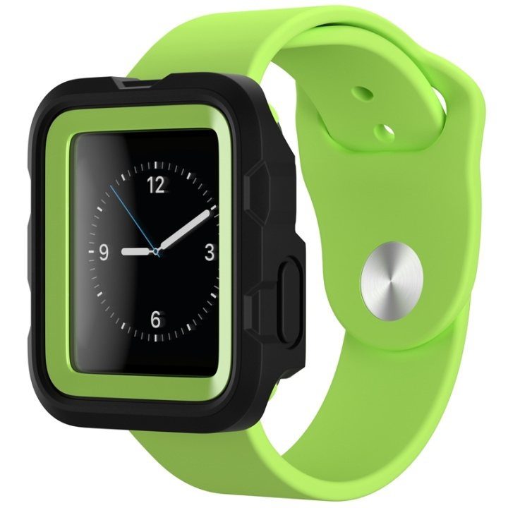 GRIFFIN Survivor Tactical Case Apple Watch 38mm Green in de groep SMARTPHONE & TABLETS / Training, thuis & vrije tijd / Apple Watch & Accessoires / Accessoires bij TP E-commerce Nordic AB (38-47823)