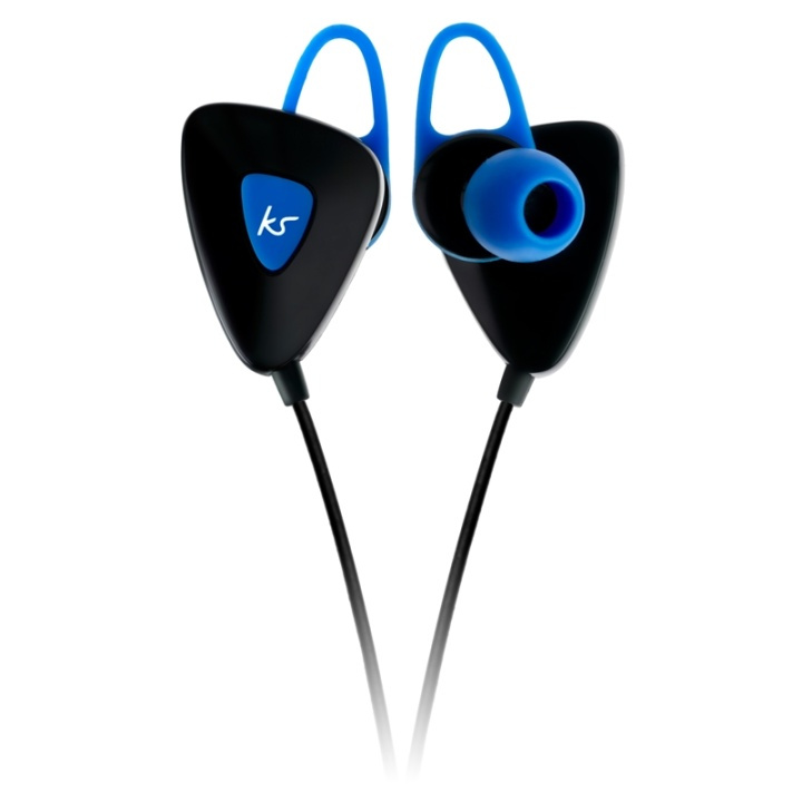 KITSOUND Earphone Trail Sport Blue In-Ear Wireless in de groep HOME ELECTRONICS / Audio & Beeld / Koptelefoon & Accessoires / Koptelefoon bij TP E-commerce Nordic AB (38-48462)