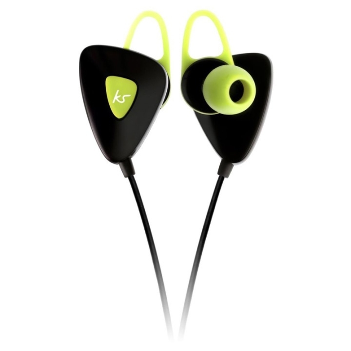 KITSOUND Earphone Trail Sport Green In-Ear Wireless in de groep HOME ELECTRONICS / Audio & Beeld / Koptelefoon & Accessoires / Koptelefoon bij TP E-commerce Nordic AB (38-48463)