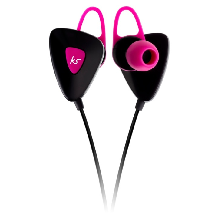 KITSOUND Earphone Trail Sport Rosa In-Ear Wireless in de groep HOME ELECTRONICS / Audio & Beeld / Koptelefoon & Accessoires / Koptelefoon bij TP E-commerce Nordic AB (38-48464)