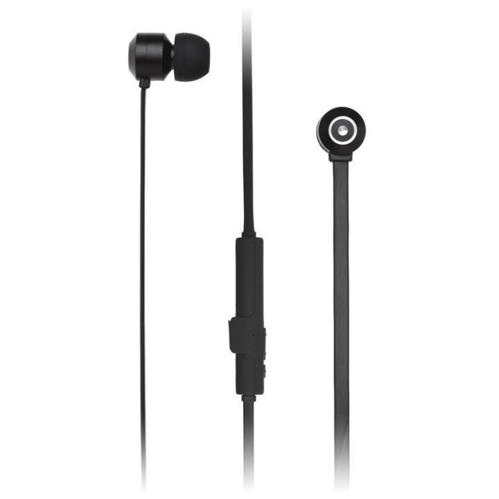 KITSOUND Earbud Ribbons Black In-Ear Wireless Mic in de groep HOME ELECTRONICS / Audio & Beeld / Koptelefoon & Accessoires / Koptelefoon bij TP E-commerce Nordic AB (38-48476)