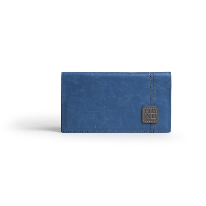 Smartphone Wallet Bill for Sa msung Galaxy S4, Blue/Grey in de groep SMARTPHONE & TABLETS / Mobielbescherming / Universele bescherming / Wallet Case bij TP E-commerce Nordic AB (38-48775)