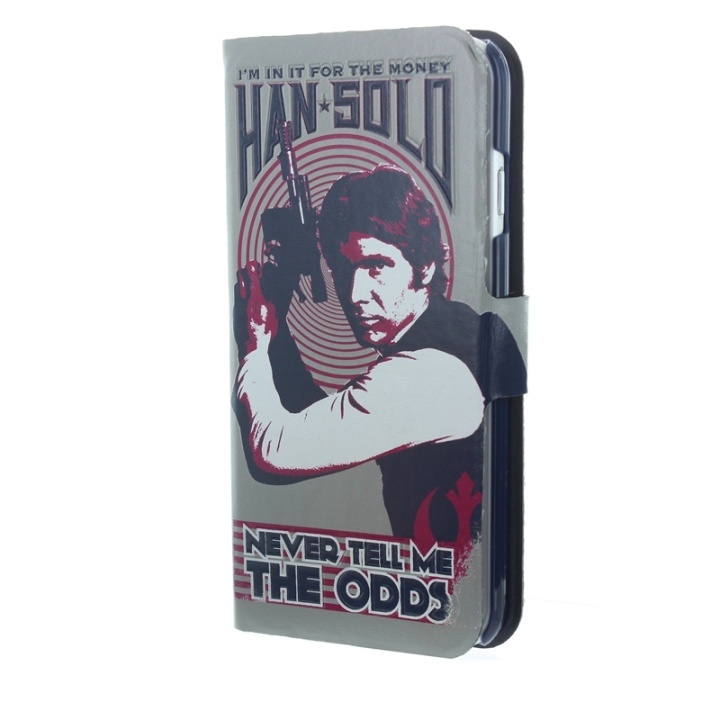 STAR WARS Diary iPhone6/6S Han Solo in de groep SMARTPHONE & TABLETS / Mobielbescherming / Apple / iPhone 6/6S / Wallet Case bij TP E-commerce Nordic AB (38-48886)