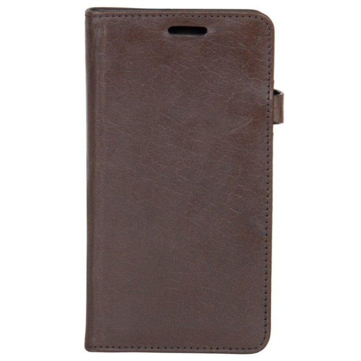 BUFFALO Wallet Leather Brown 3 Cardpockets Samsung Galaxy S6 in de groep SMARTPHONE & TABLETS / Mobielbescherming / Samsung bij TP E-commerce Nordic AB (38-48967)
