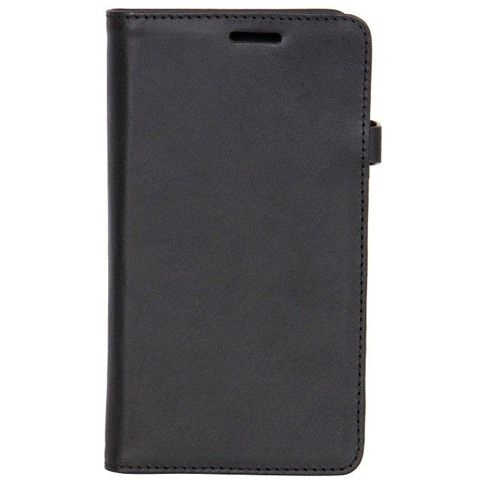 BUFFALO Wallet Leather Black 3 Cardpockets Samsung Galaxy S6 Edge in de groep SMARTPHONE & TABLETS / Mobielbescherming / Samsung bij TP E-commerce Nordic AB (38-48968)