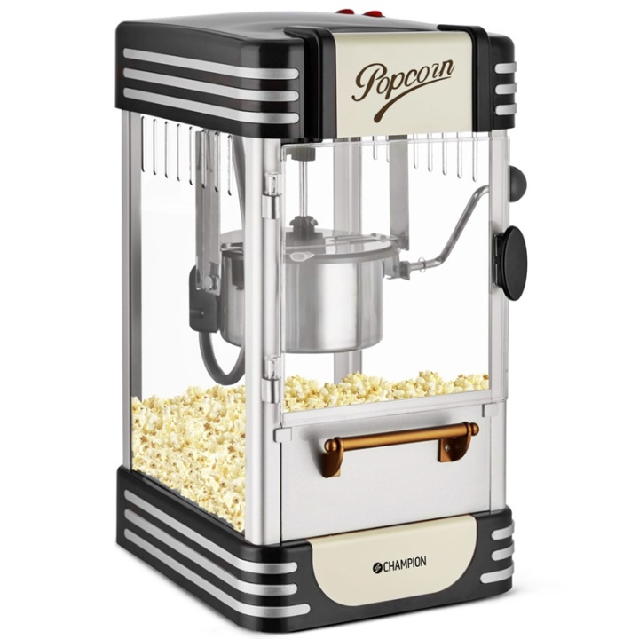 Champion Popcornmaskin Retro, Black Edition in de groep HUISHOUDEN & TUIN / Huishoudelijke apparaten / Popcornmachines bij TP E-commerce Nordic AB (38-50306)