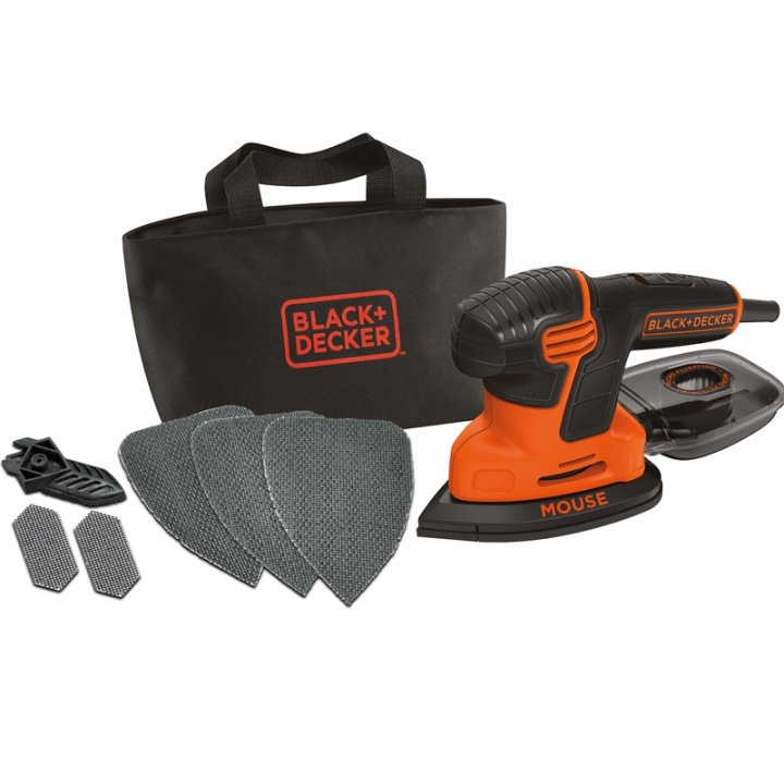 Black & Decker Slipmus 120W Med Tillbehör in de groep HUISHOUDEN & TUIN / Gereedschap / Overig gereedschap & Accessoires bij TP E-commerce Nordic AB (38-50494)