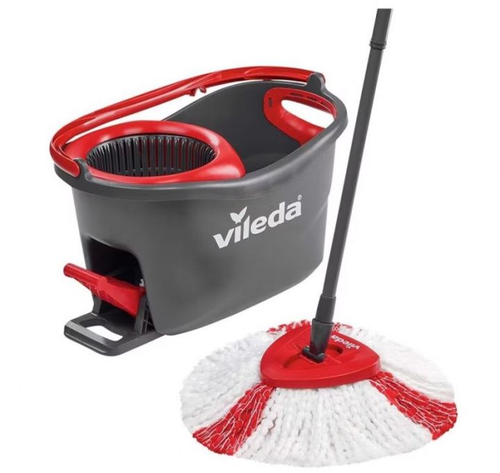 Vileda Mop Easywring & Clean Turbo in de groep HUISHOUDEN & TUIN / Schoonmaakproducten / Overige schoonmaakaccessoires bij TP E-commerce Nordic AB (38-52035)
