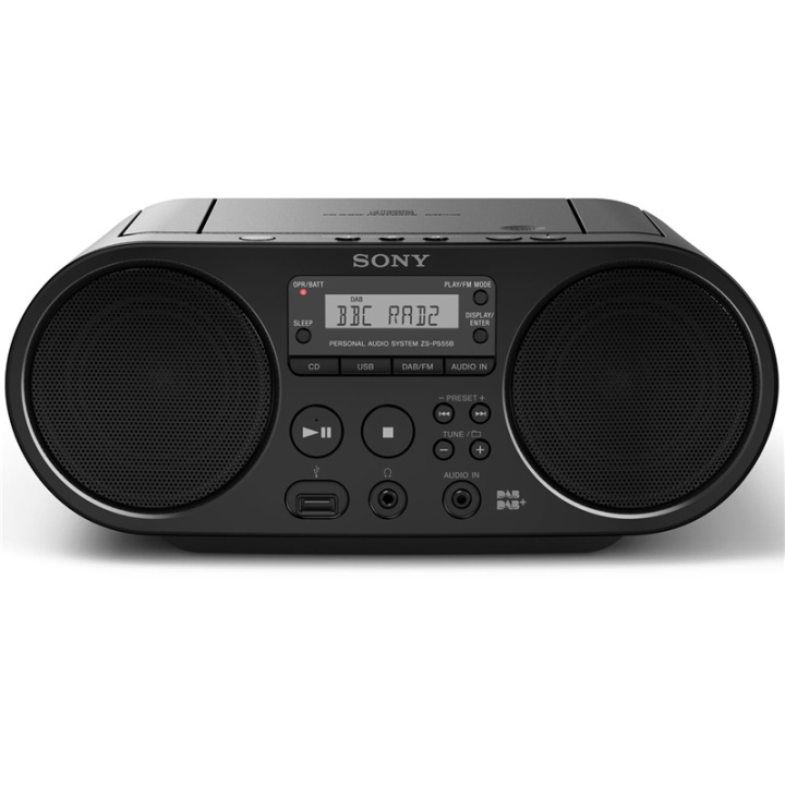Sony Boombox CD/FM/DAB+/USB in de groep HOME ELECTRONICS / Audio & Beeld / Thuisbioscoop, Hifi en Draagbaar / Draagbare audiospelers / CD spelers bij TP E-commerce Nordic AB (38-52085)