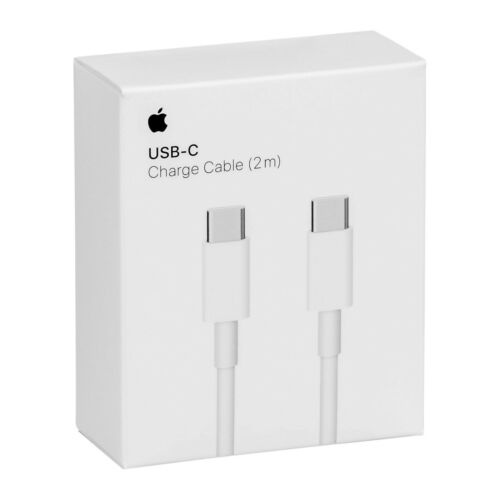 Apple USB-C oplaadkabel, USB-C mannetje - USB-C mannetje, 2m, wit in de groep SMARTPHONE & TABLETS / Opladers & Kabels / Kabels / Kabels Type C bij TP E-commerce Nordic AB (38-52638)