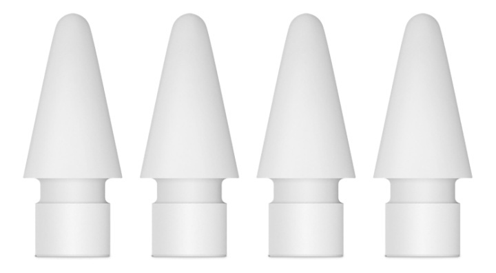 Apple Pencil Tips, pack of 4, white in de groep SMARTPHONE & TABLETS / Overige accessoires / Overige bij TP E-commerce Nordic AB (38-52641)
