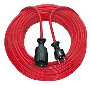 Plastic Extension Cable Red 20m H05VV-F 3G1,5 in de groep HUISHOUDEN & TUIN / Elektriciteit & Verlichting / Verlengkabels bij TP E-commerce Nordic AB (38-52730)