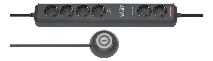 Brennenstuhl Eco-Line Extension Socket Comfort Switch Plus 1,5m Anthra in de groep HUISHOUDEN & TUIN / Elektriciteit & Verlichting / Stekkerblokken bij TP E-commerce Nordic AB (38-52734)