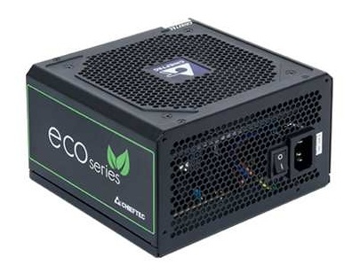 Chieftec Eco-Series 400W ATX-12V 2.3PSU 12 cm fan, Active PFC 85% in de groep COMPUTERS & RANDAPPARATUUR / Computeronderdelen / Voeding/PSU bij TP E-commerce Nordic AB (38-52862)