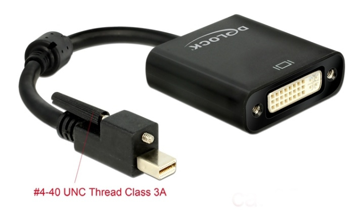 DeLOCK DP Adapter to DVI 4K in de groep COMPUTERS & RANDAPPARATUUR / Computerkabels / DisplayPort / Adapters bij TP E-commerce Nordic AB (38-52968)