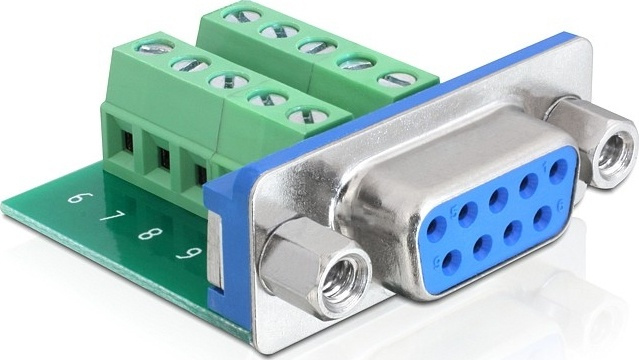 TRAG Adapter Terminalblock, Sub-D 9Pin Bu in de groep COMPUTERS & RANDAPPARATUUR / Computerkabels / VGA / Adapters bij TP E-commerce Nordic AB (38-52994)