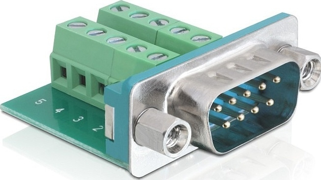 TRAG Adapter Terminalblock, Sub-D 9Pin St. in de groep COMPUTERS & RANDAPPARATUUR / Computerkabels / VGA / Adapters bij TP E-commerce Nordic AB (38-52995)