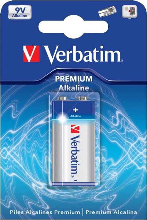 Verbatim batterij 9V (6LR61) in de groep HOME ELECTRONICS / Batterijen & Opladers / Batterijen / Knoopcel bij TP E-commerce Nordic AB (38-5301)