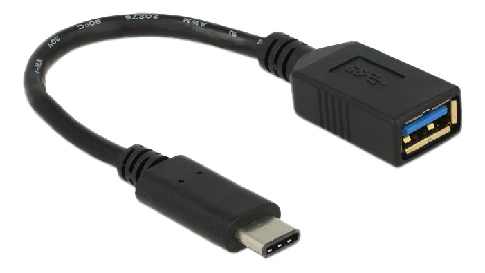 DeLOCK Adapter USB 3.1 Gen 1 USB Type-C tm male to USB type A female in de groep COMPUTERS & RANDAPPARATUUR / Computerkabels / USB / USB-A / Adapters bij TP E-commerce Nordic AB (38-53014)