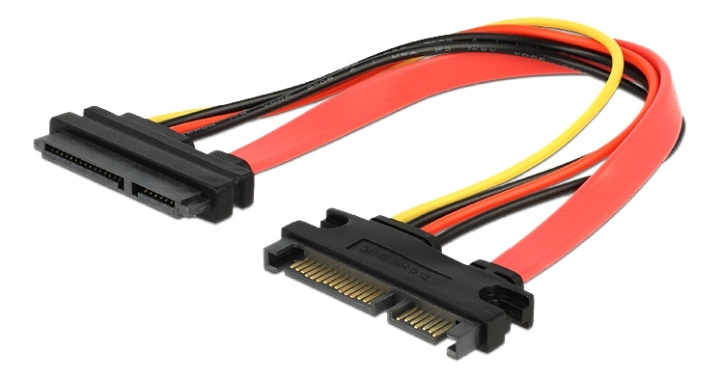 Kabel SATA 22pin > 22pin St/Bu Verlängerung 20cm in de groep COMPUTERS & RANDAPPARATUUR / Computerkabels / Interne / SATA bij TP E-commerce Nordic AB (38-53070)