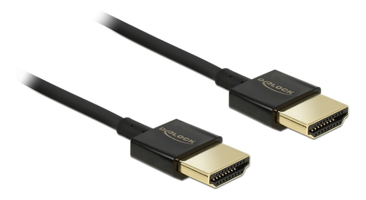 Delock Cable High Speed HDMI with Ethernet - HDMI-A male > HDMI-A male in de groep HOME ELECTRONICS / Kabels & Adapters / HDMI / Kabels bij TP E-commerce Nordic AB (38-53074)