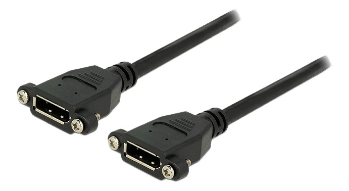 DeLOCK DisplayPort adapter, ho - ho, 0,25m, DP 1.1 in de groep COMPUTERS & RANDAPPARATUUR / Computerkabels / DisplayPort / Adapters bij TP E-commerce Nordic AB (38-53078)